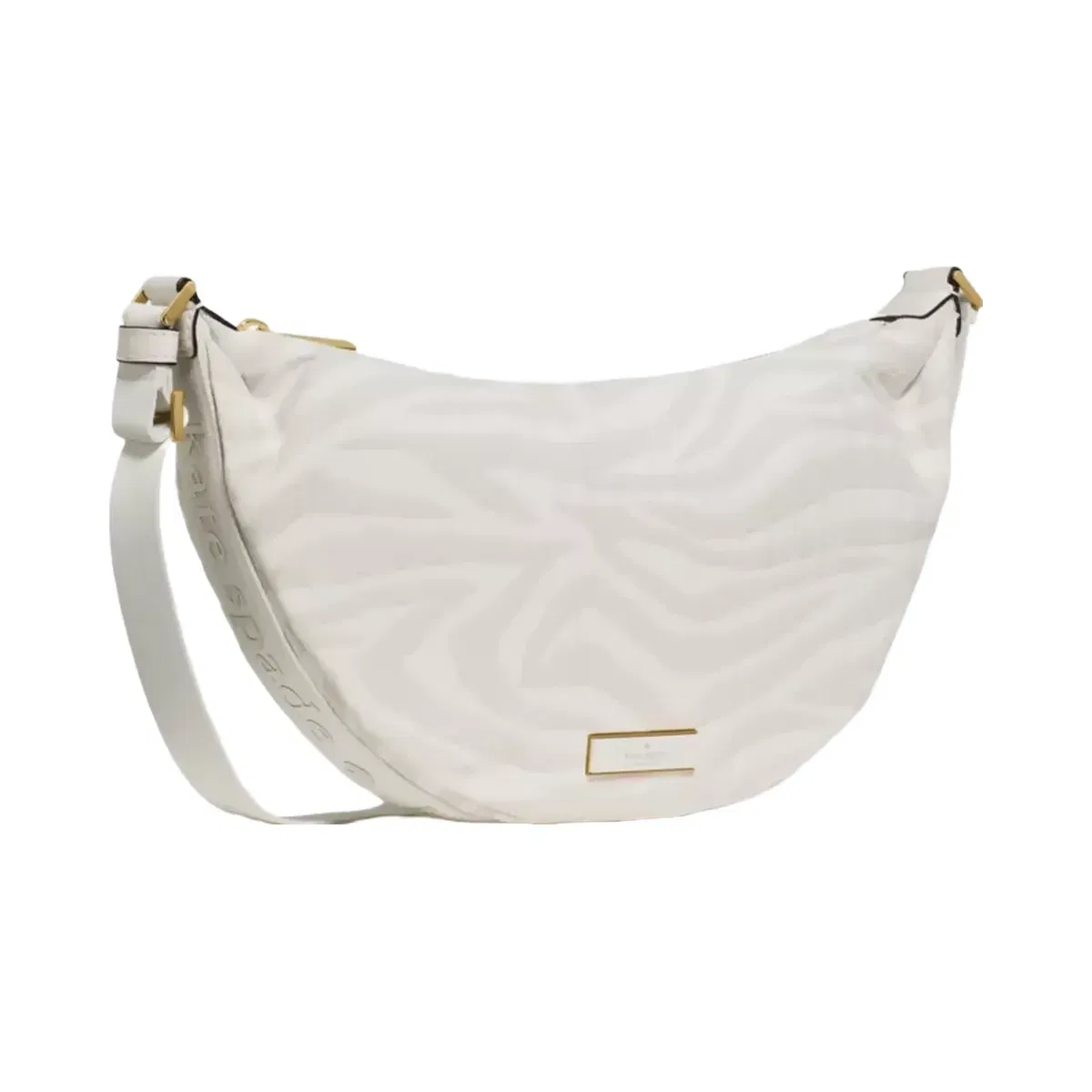 Kate Spade Carter Zebra Sling Crossbody Bag Natural Multi