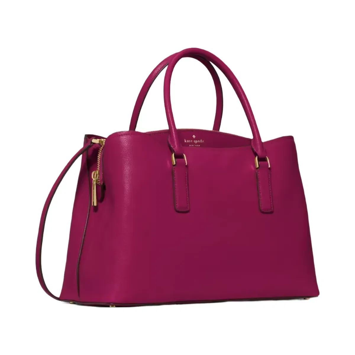 Kate Spade Thompson Street Satchel Bag Dark Raspberry