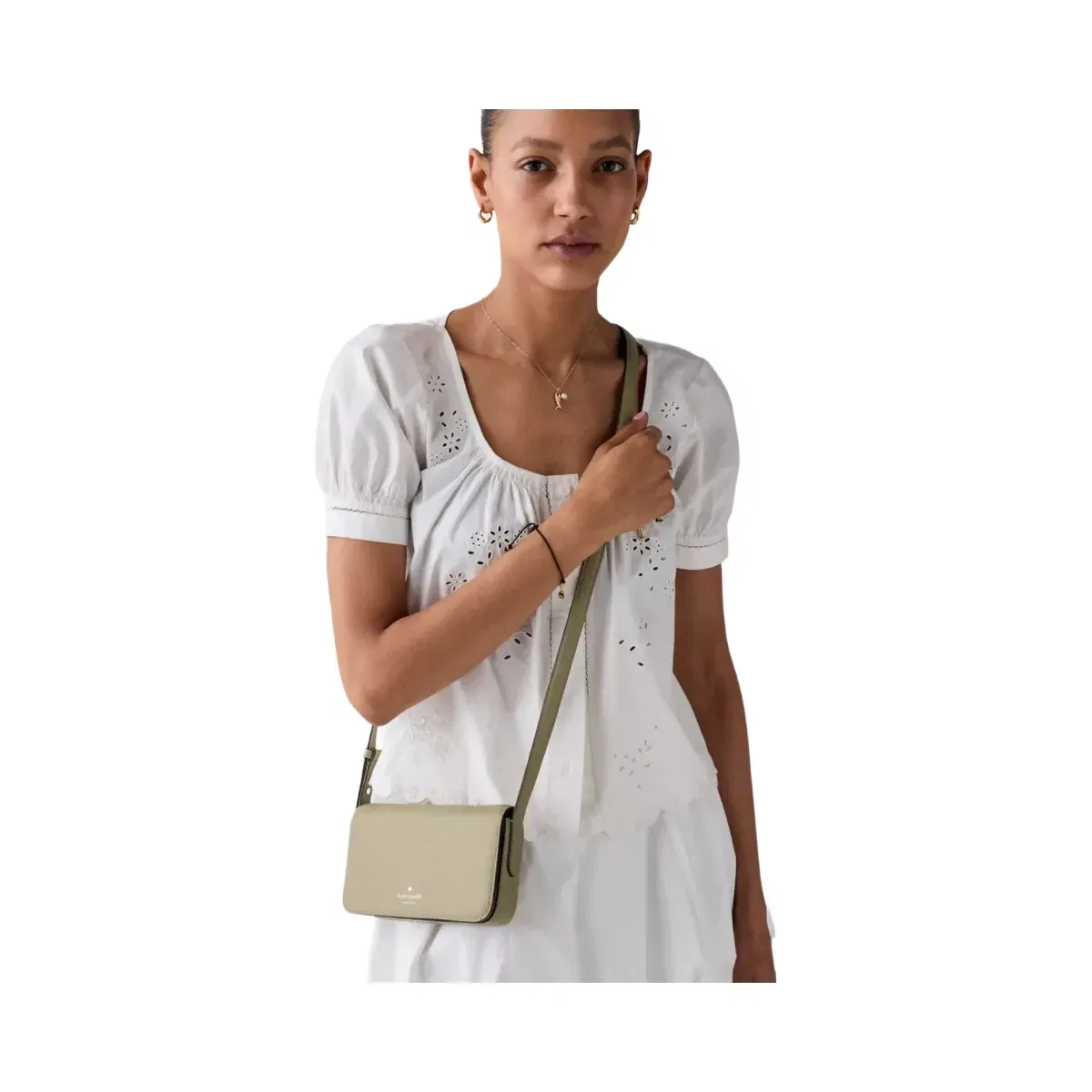 Kate Spade Juliette Mini Crossbody Bag Elm