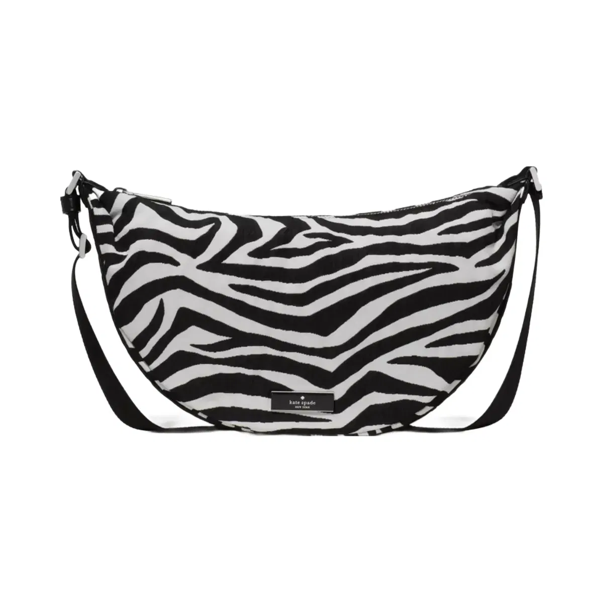 Kate Spade Carter Zebra Sling Crossbody Bag Black Multi