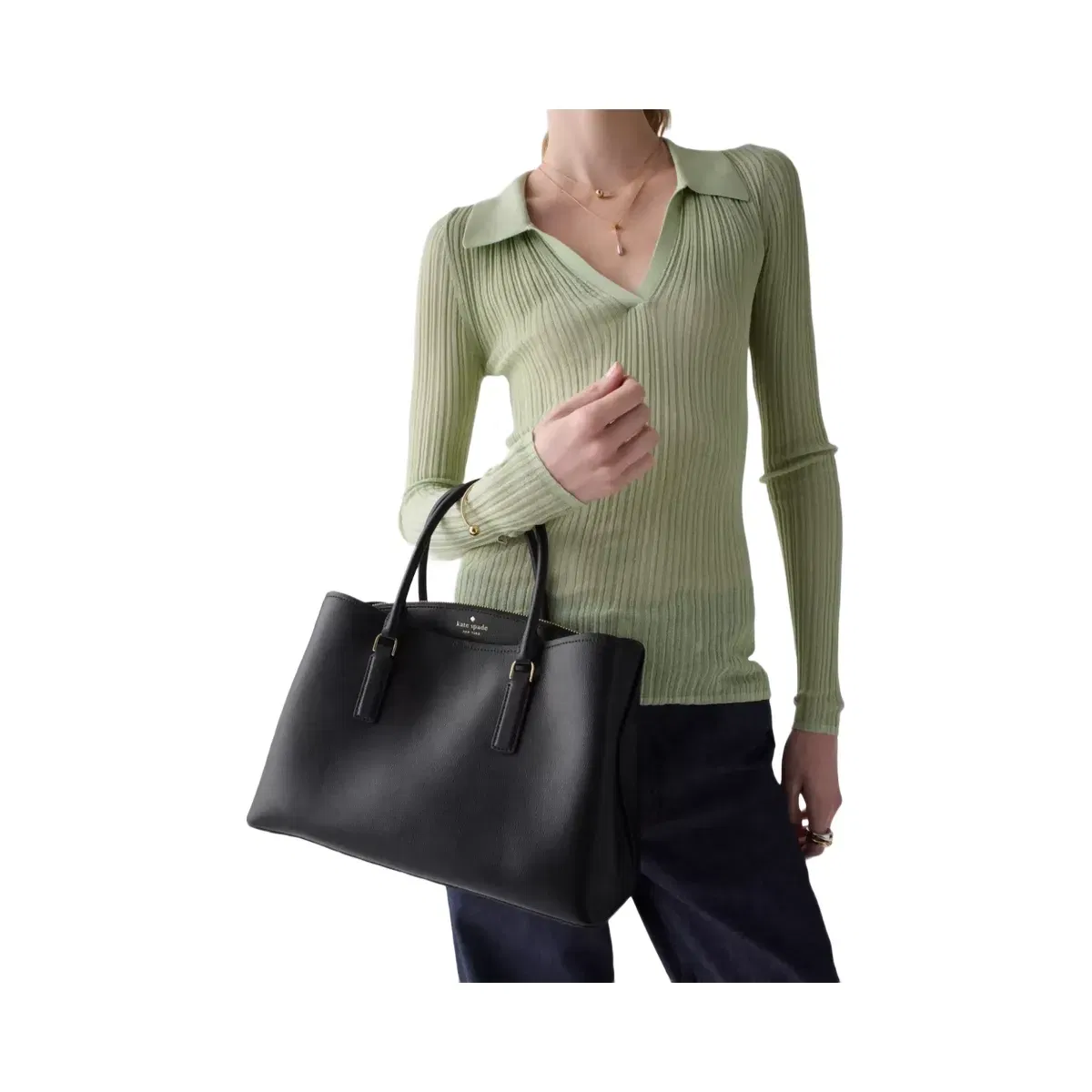 Kate Spade Thompson Street Satchel Bag Black