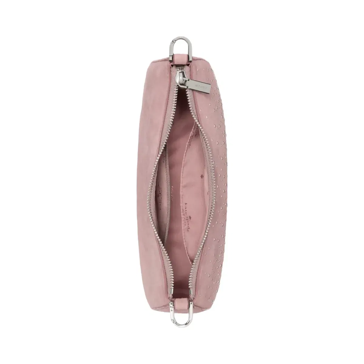Kate Spade Margot Studded Suede Shoulder Bag Dusk Rose