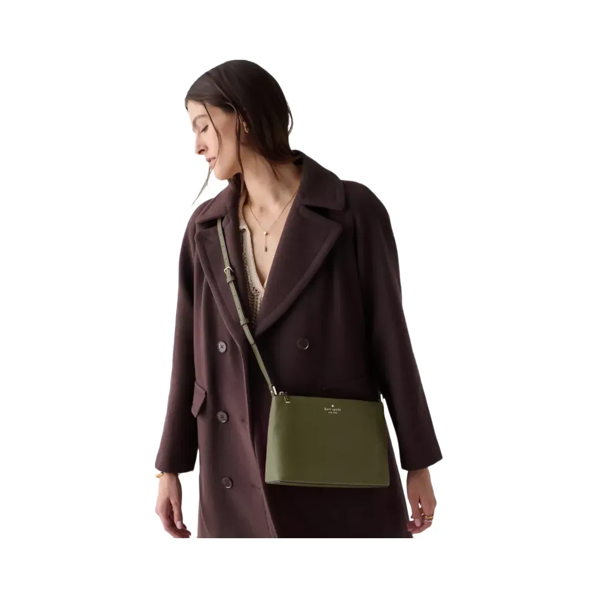 Kate Spade Leila Crossbody Bag Enchanted Green