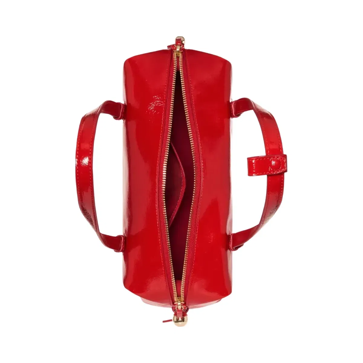 Kate Spade Billie Shiny Leather Shoulder Bag Ks Bright Red