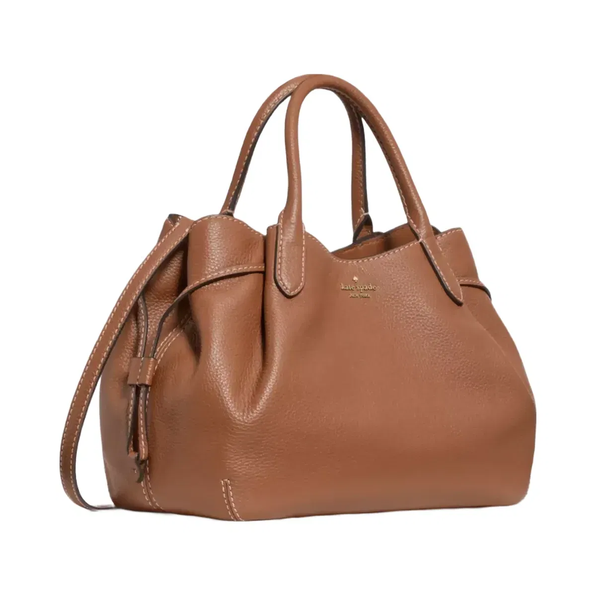 Kate Spade Dumpling Large Satchel Bag Warm Gingerbread