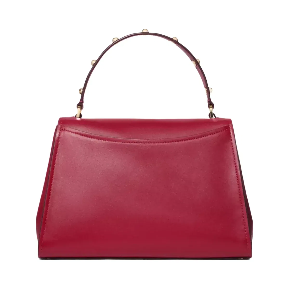 Kate Spade Riley Studded Top Handle Bag Red Jam