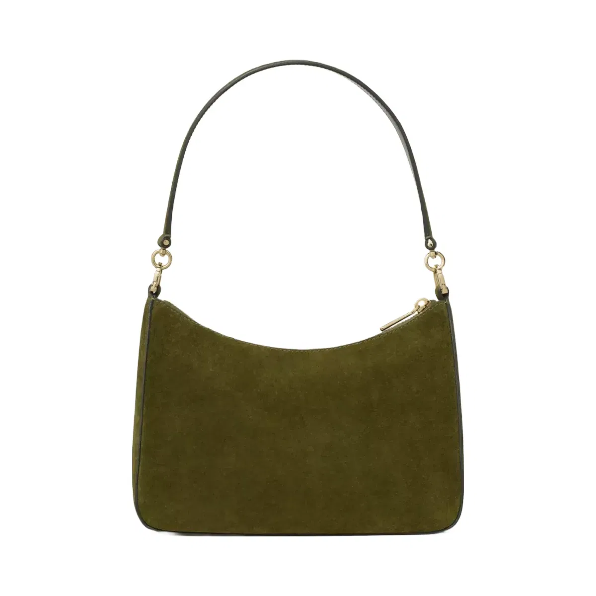 Kate Spade Margot Suede Medium Shoulder Bag Enchanted Green