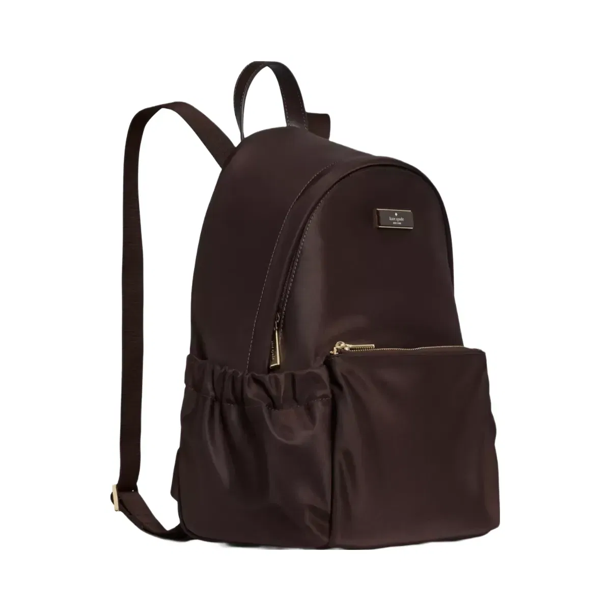 Kate Spade Carter Nylon Large Dome Backpack Hot Fudge