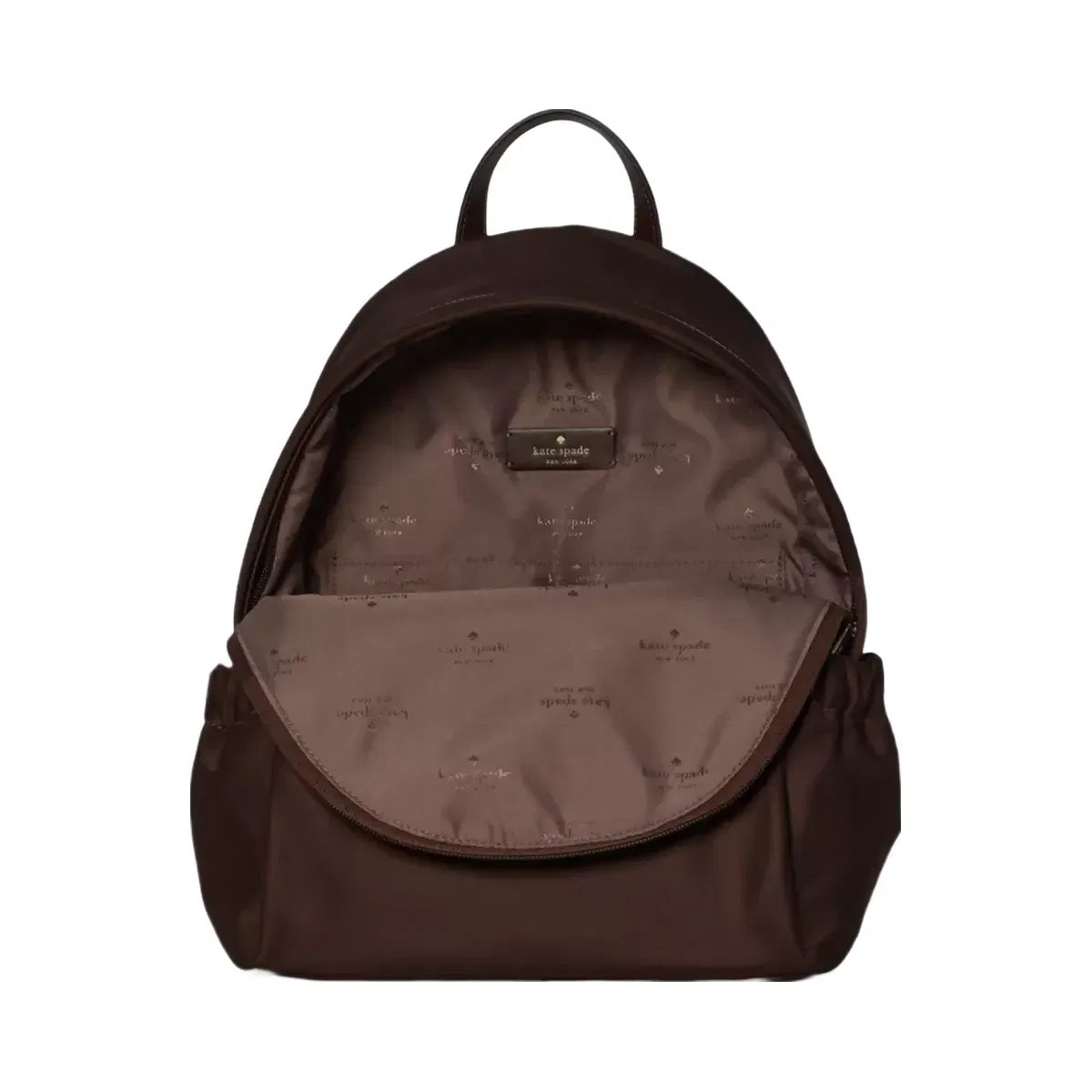 Kate Spade Carter Nylon Large Dome Backpack Hot Fudge
