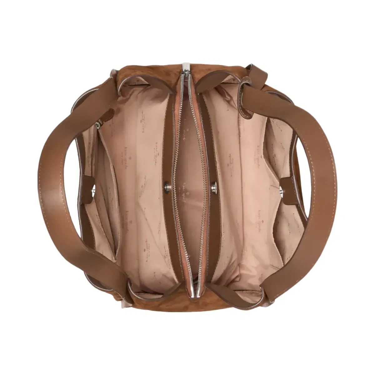 Kate Spade Knott Suede Large Carryall Warm Gingerbread