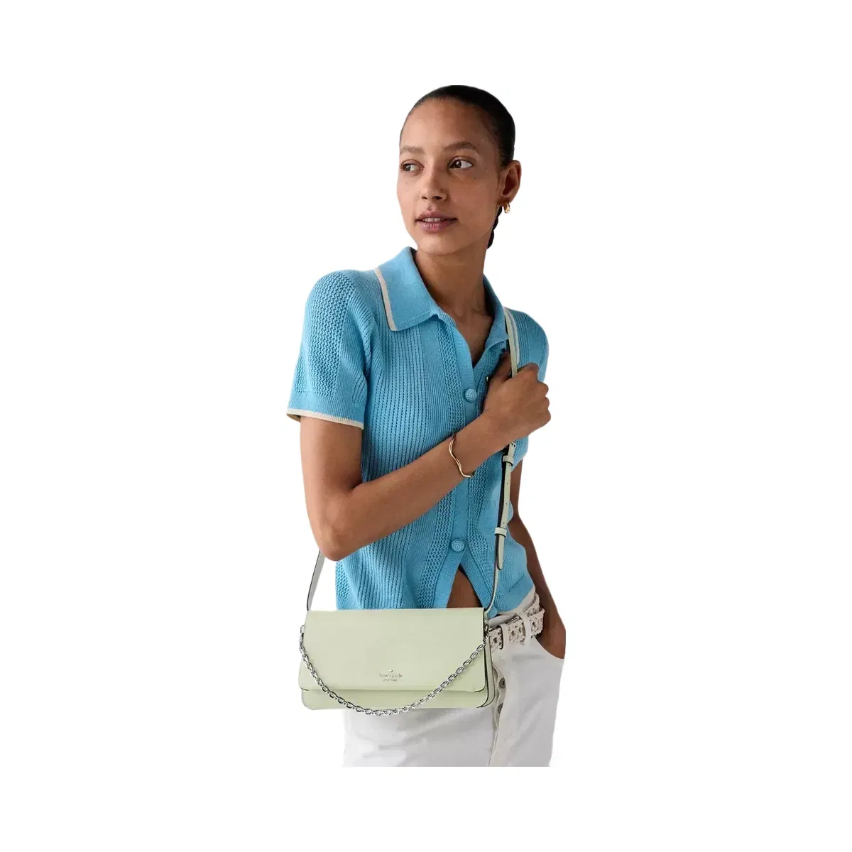 Kate Spade Ivy Crossbody Bag Lime Frosting