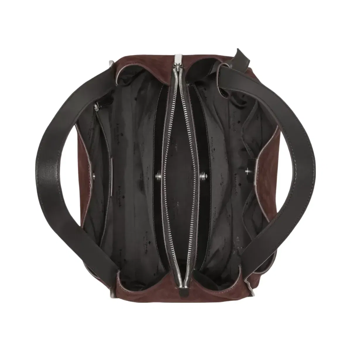 Kate Spade Knott Suede Large Carryall Hot Fudge
