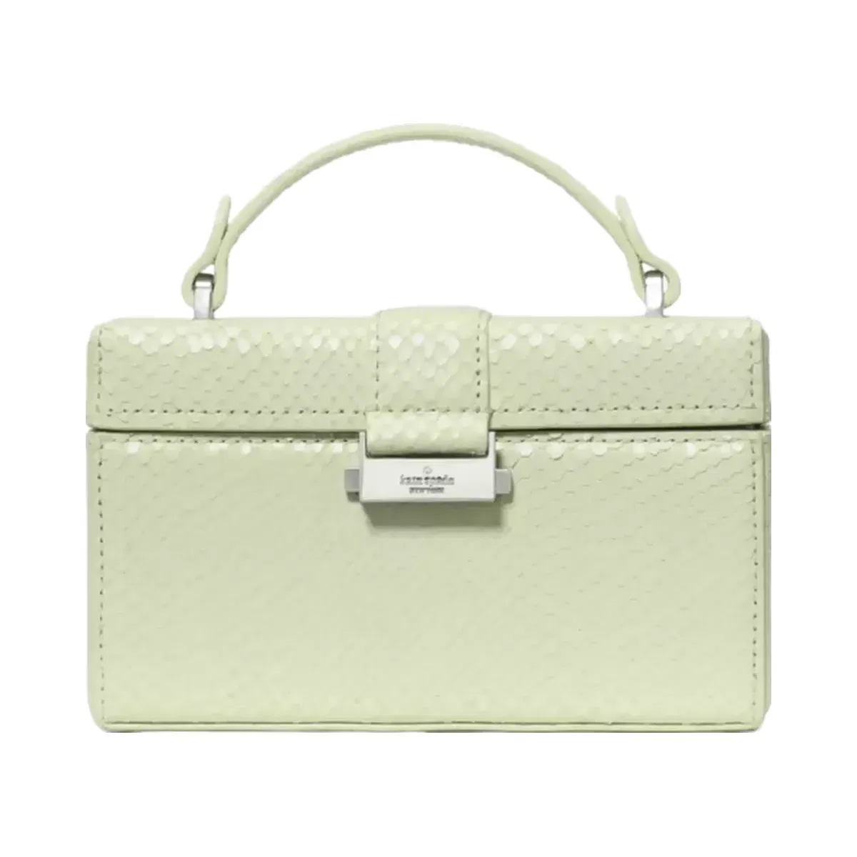 Kate Spade Heirloom Snake Vanity Bag Lime Frosting