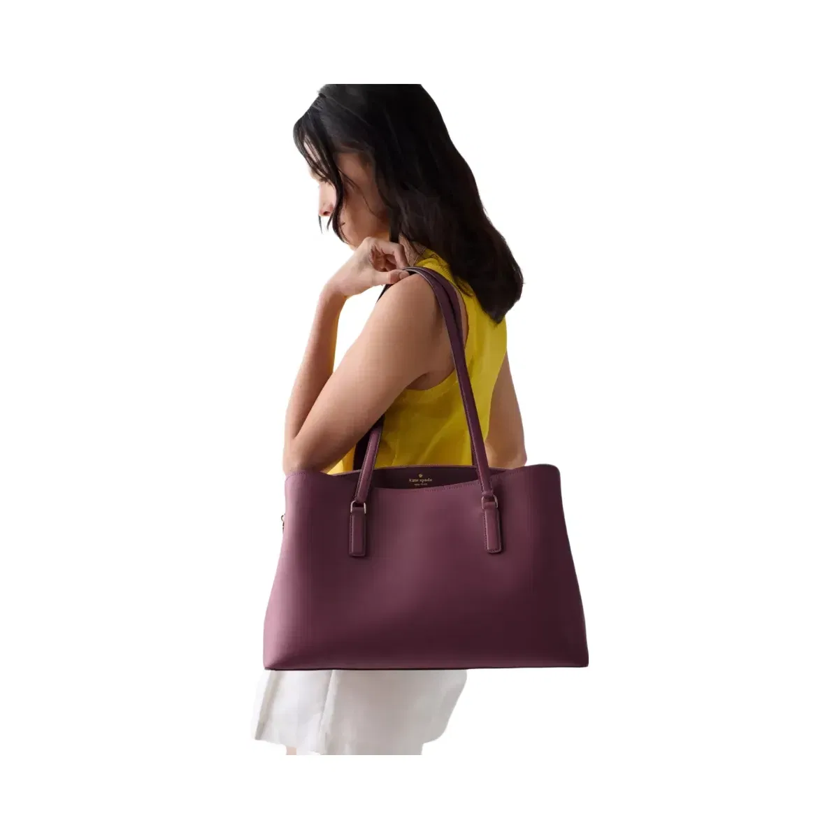 Kate Spade Thompson Street Commuter Tote Bag Deep Cherry