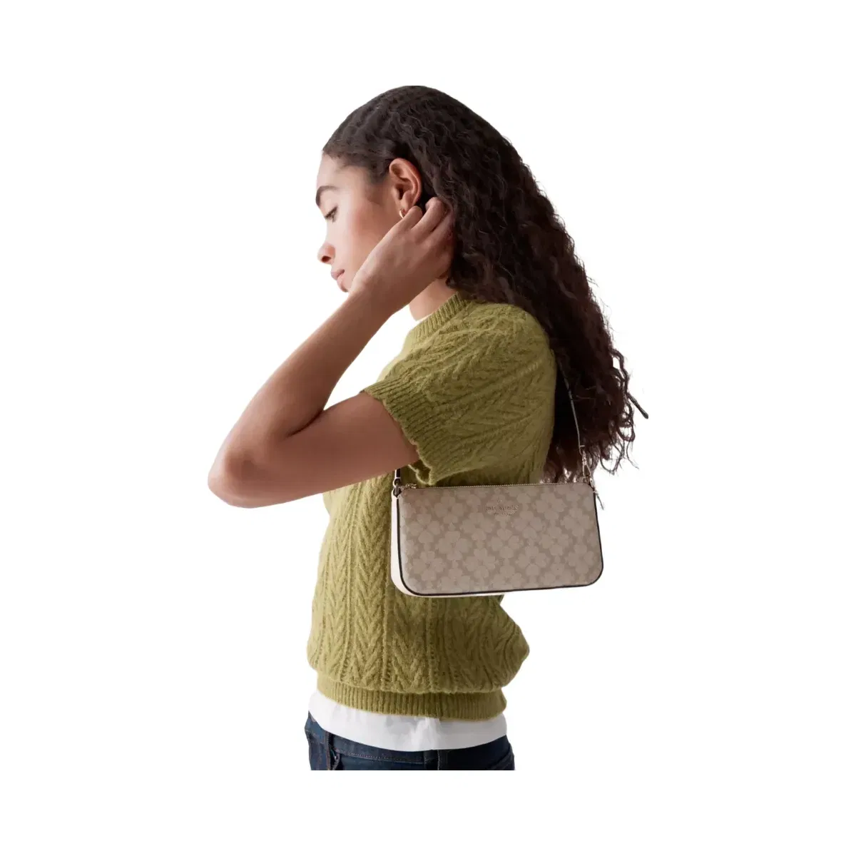 Kate Spade Gemini Mini Bag Dark Beige Moon Dust
