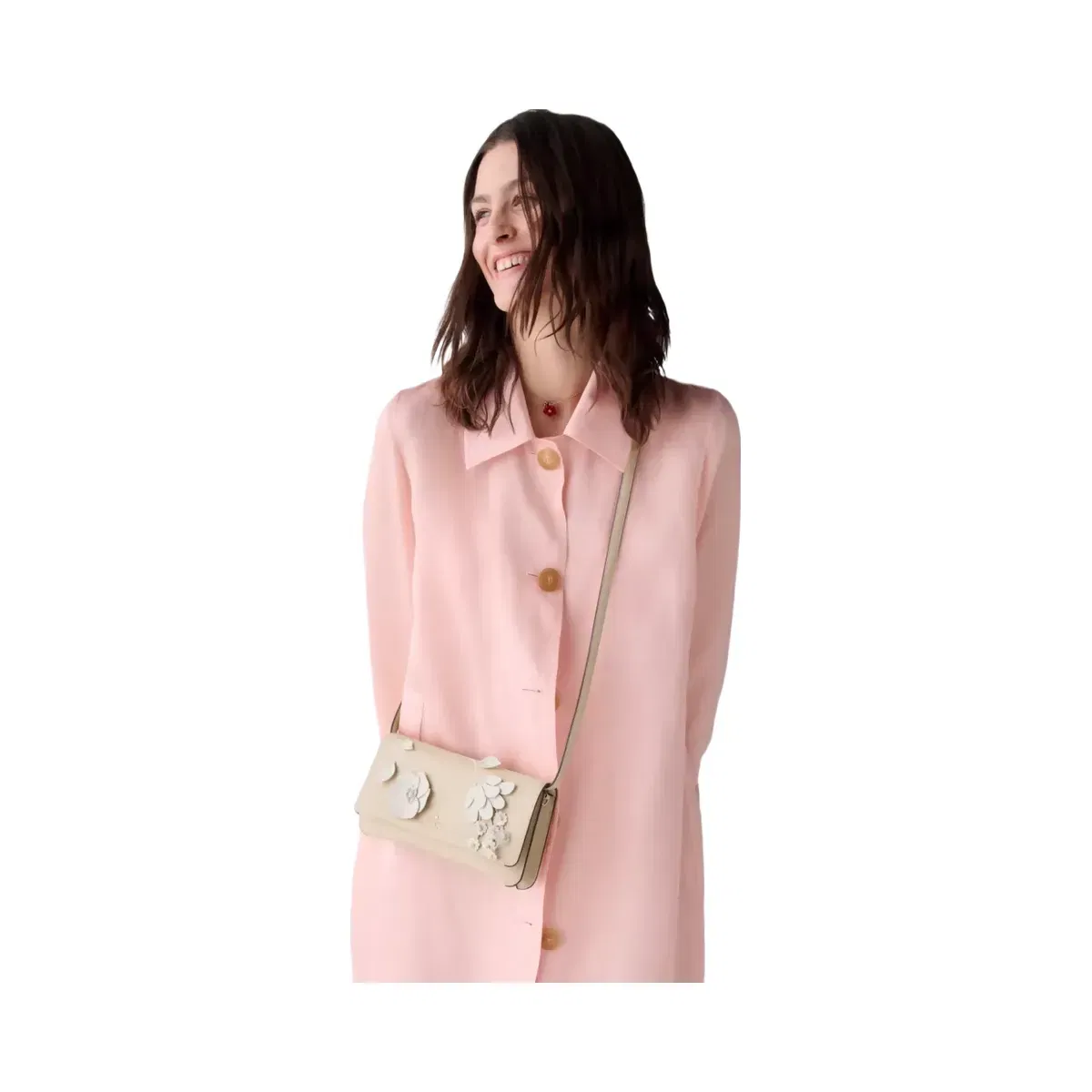 Kate Spade Ivy Floral Crossbody Bag Milk Glass Multi