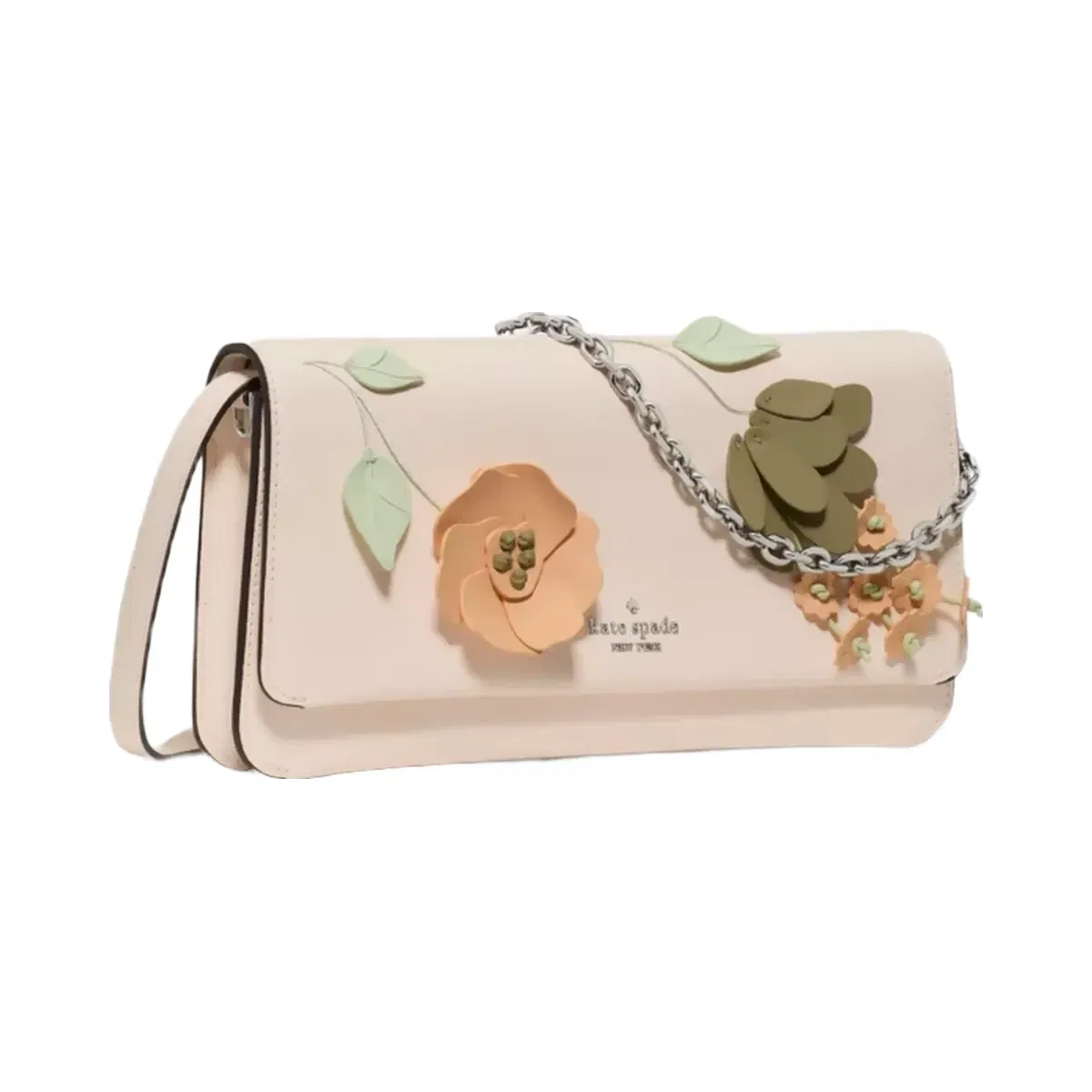 Kate Spade Ivy Floral Crossbody Bag Fresh Peach Multi