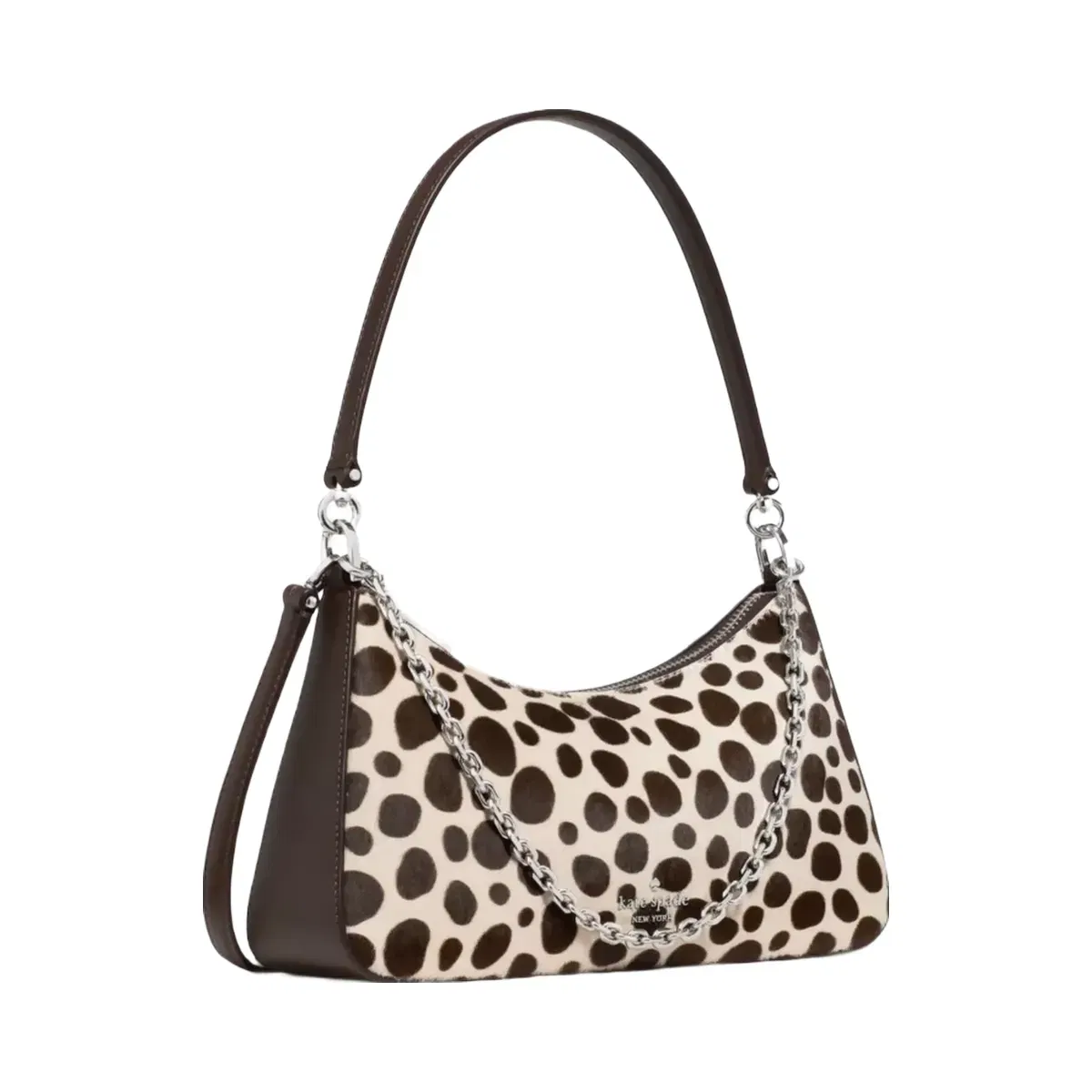 Kate Spade Margot Haircalf Shoulder Bag Natural Multi