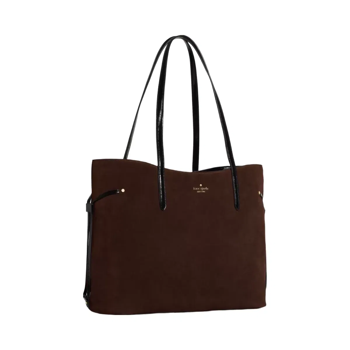 Kate Spade Cleo Suede Tote Bag Hot Fudge