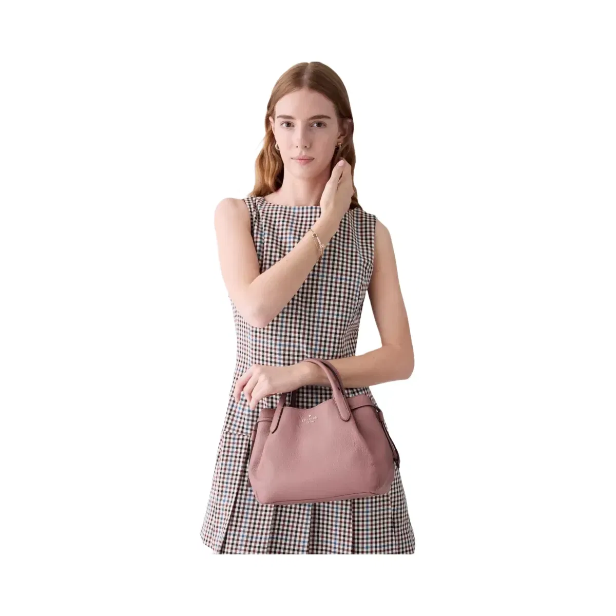 Kate Spade Dumpling Satchel Bag Dusk Rose