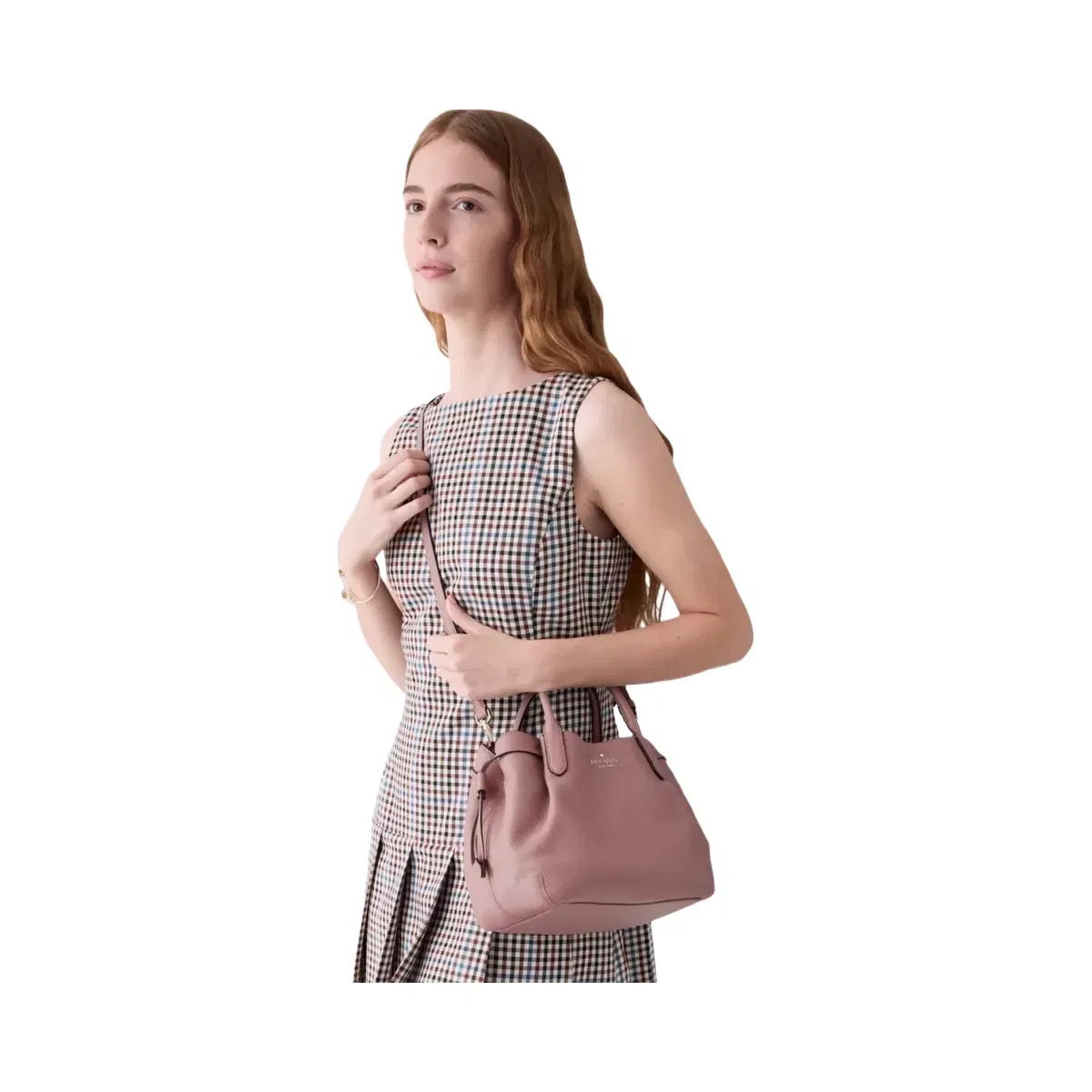 Kate Spade Dumpling Satchel Bag Dusk Rose