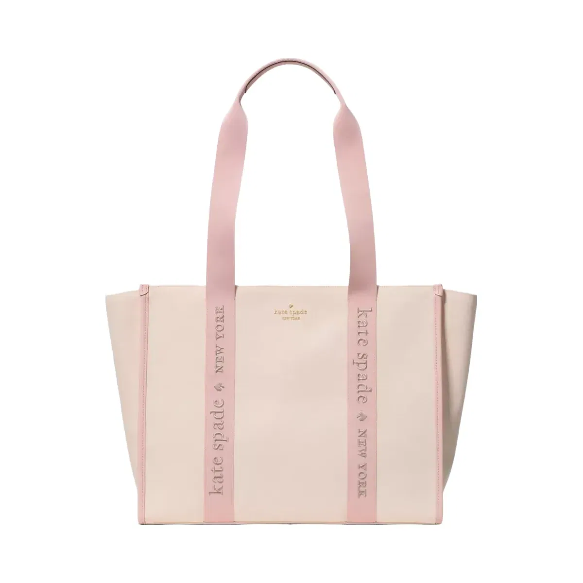 Kate Spade Kip Canvas Large Tote Bag Rose Smoke Multi
