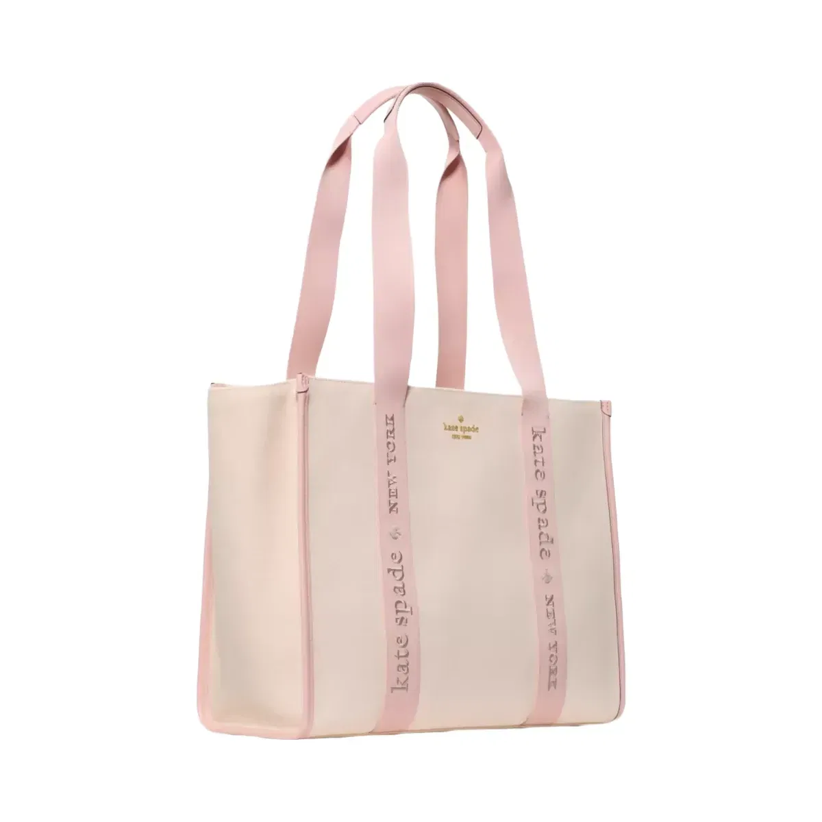 Kate Spade Kip Canvas Large Tote Bag Rose Smoke Multi