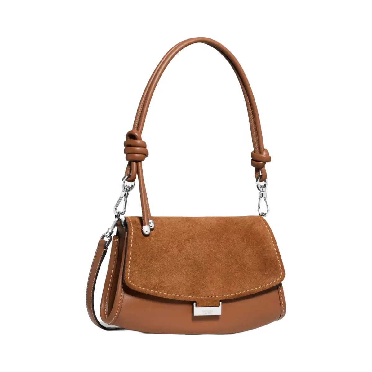 Kate Spade Ali Suede Mini Crossbody Bag Warm Gingerbread