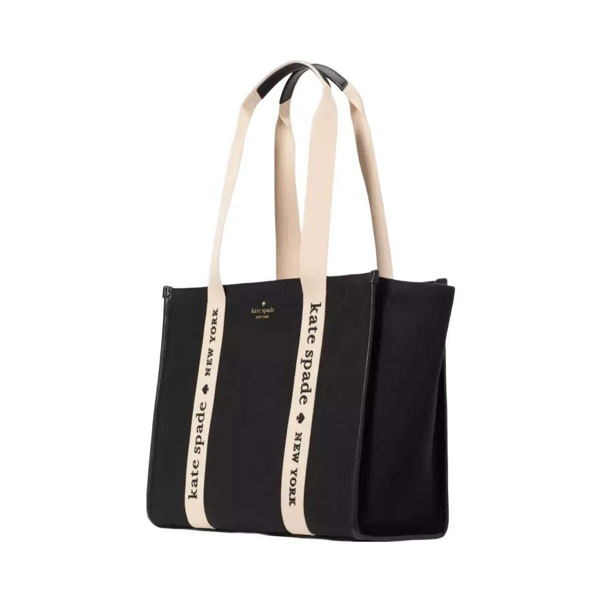 Kate Spade Kip Canvas Large Tote Bag Black