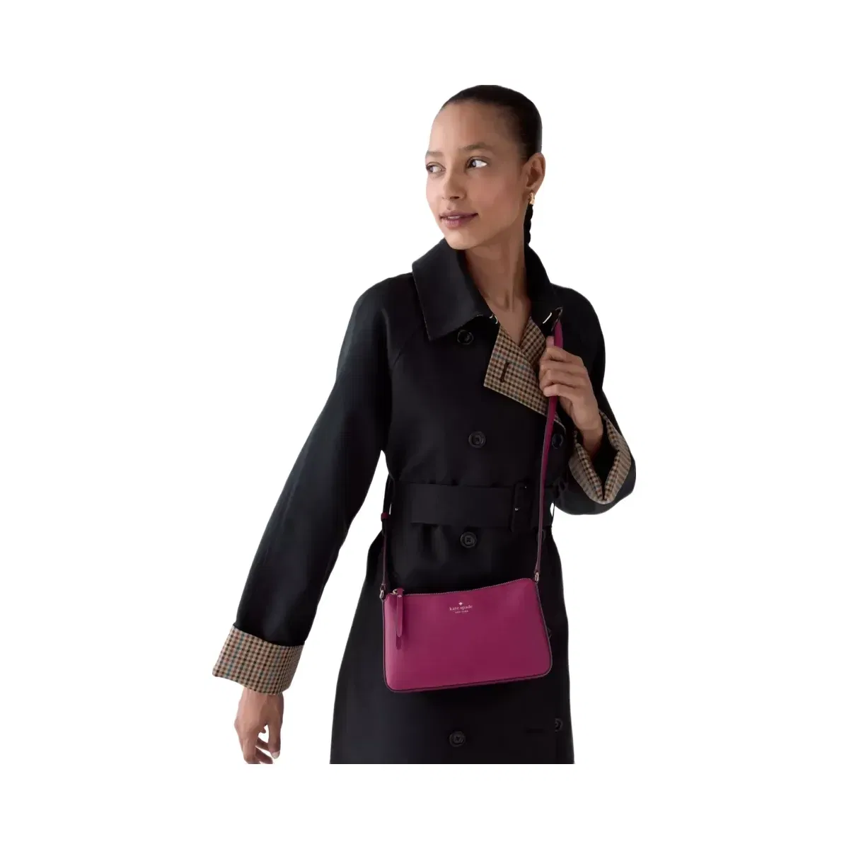 Kate Spade Ginnie Crossbody Bag Dark Raspberry