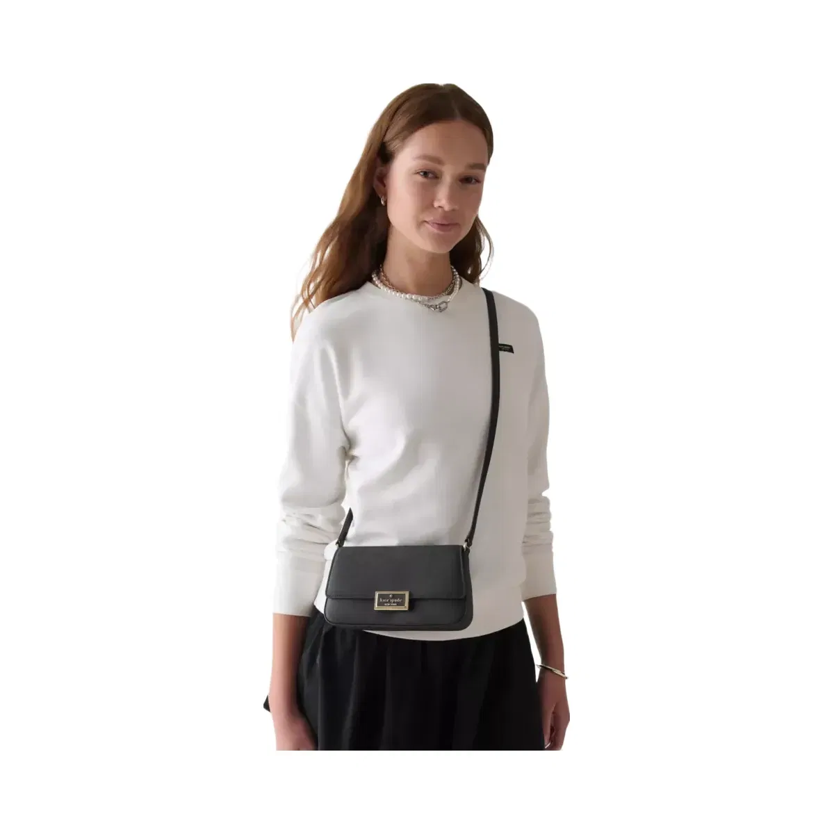 Kate Spade Reegan Mini Flap Crossbody Black