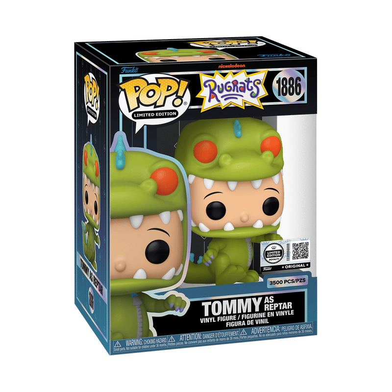 Pop! Tommy as Reptar with Pop! Protector