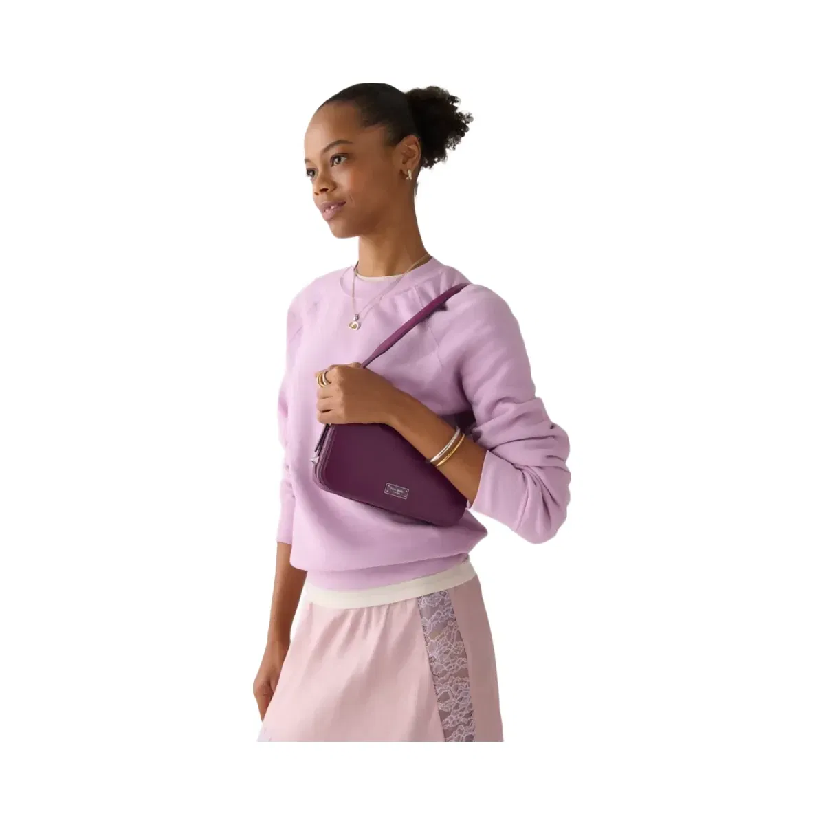 Kate Spade Liv Shoulder Bag Purple Agate