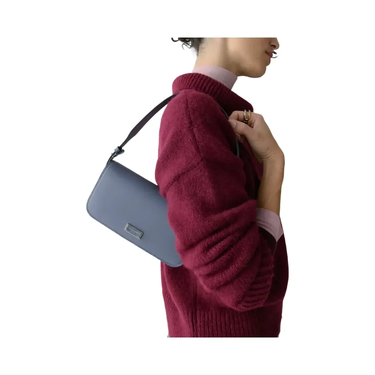 Kate Spade Liv Shoulder Bag Cinder Grey