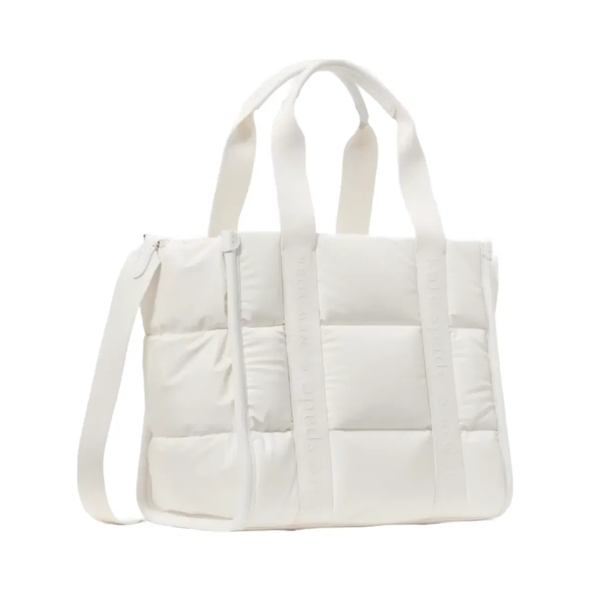 Kate Spade Kip Puffy Small Tote Optic White