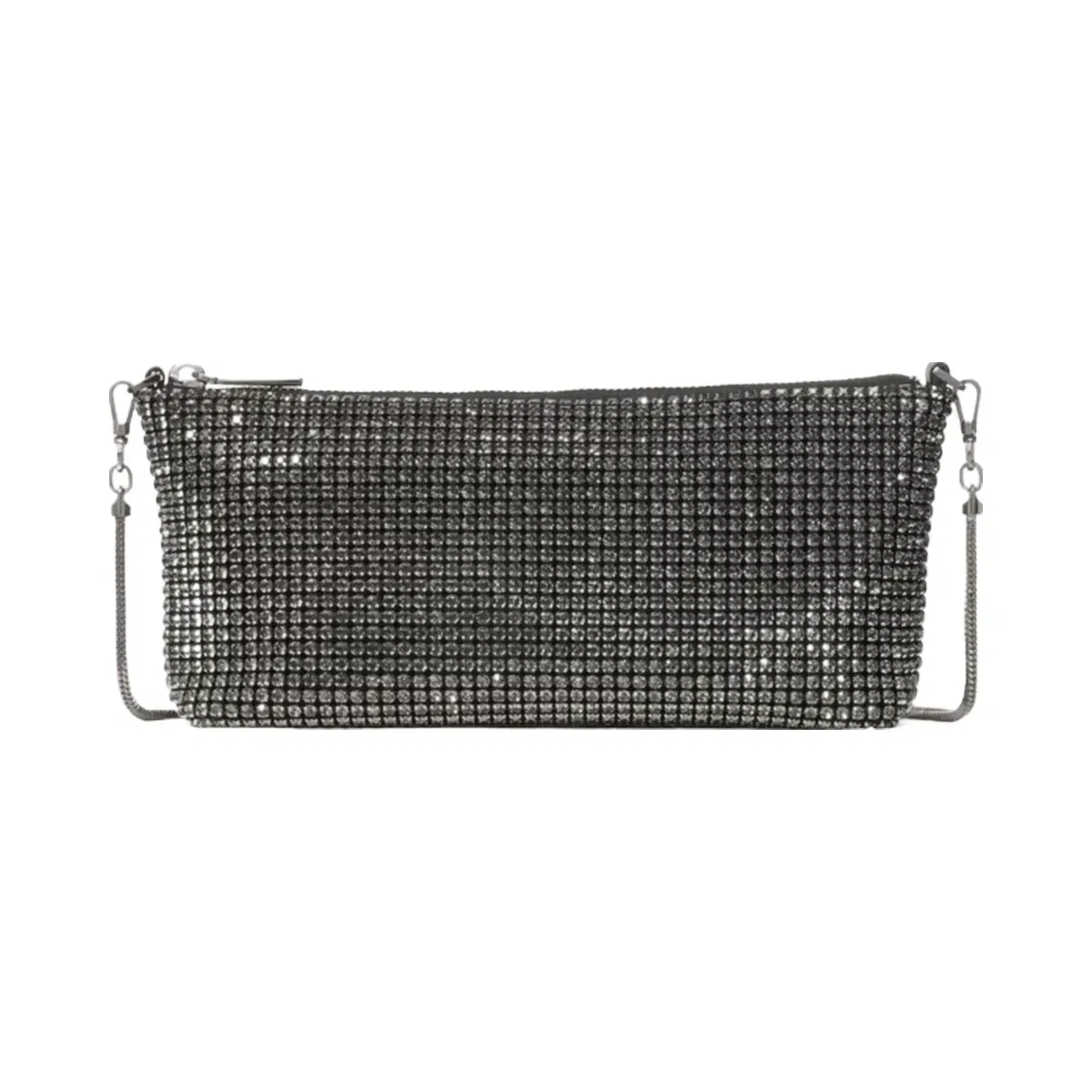 Kate Spade Andie Faux Crystal Mesh Small Shoulder Green Multi