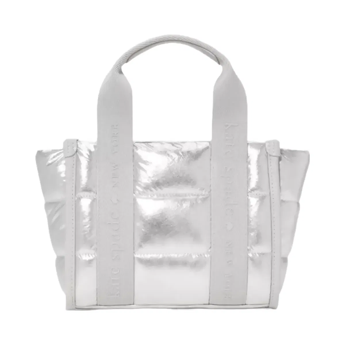 Kate Spade Kip Puffy Mini Tote Silver
