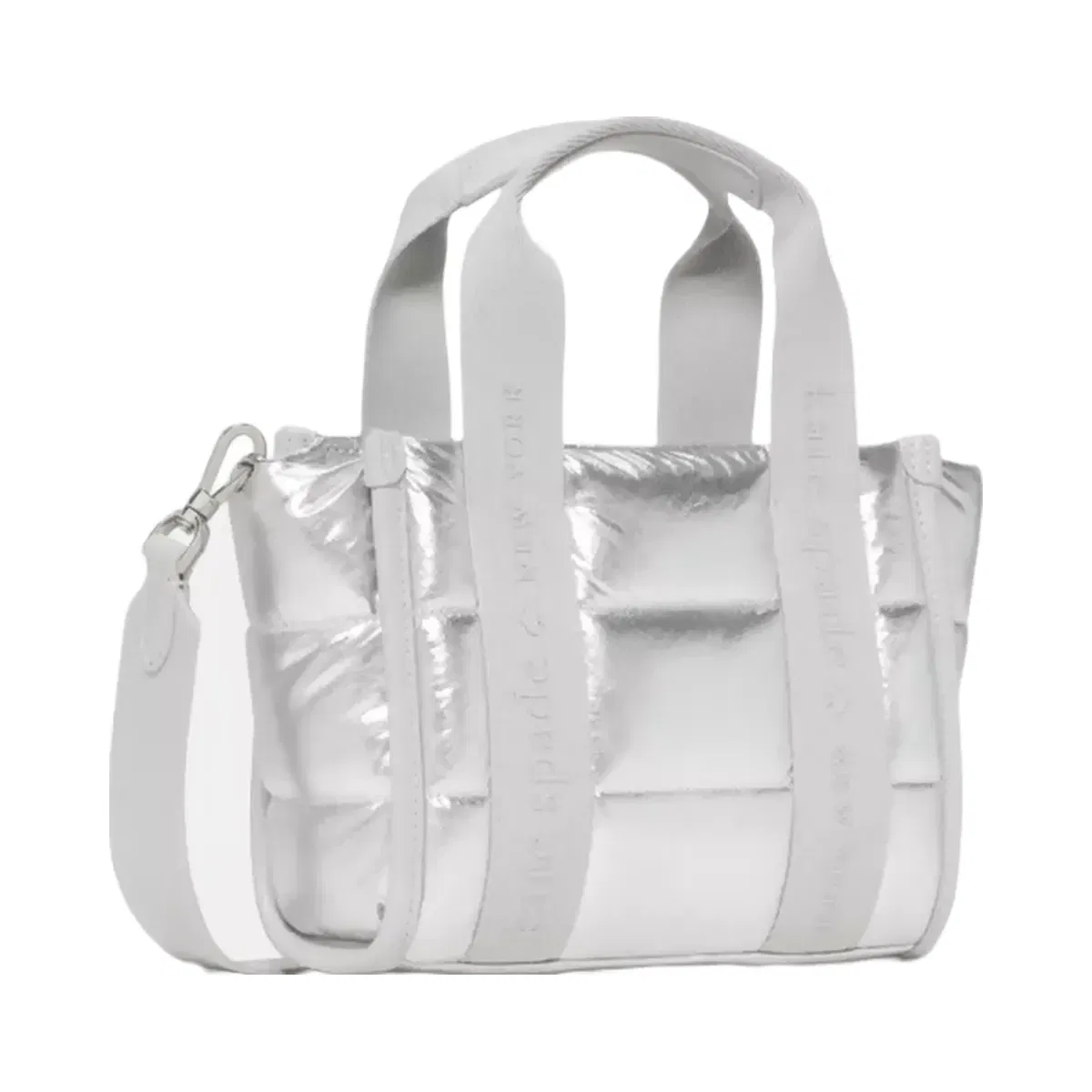 Kate Spade Kip Puffy Mini Tote Silver