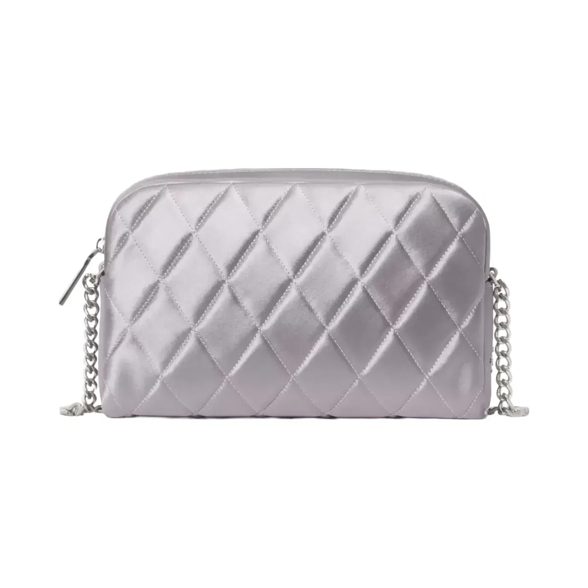 Kate Spade Carey Quilted Satin Mini Camera Bag Gravel Grey