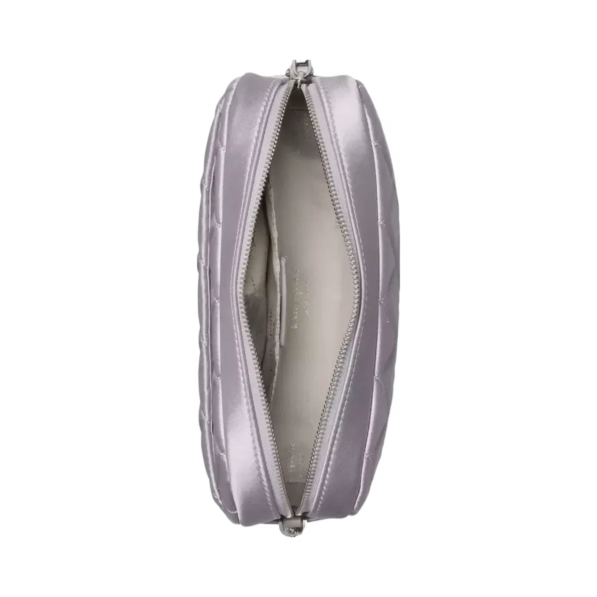 Kate Spade Carey Quilted Satin Mini Camera Bag Gravel Grey