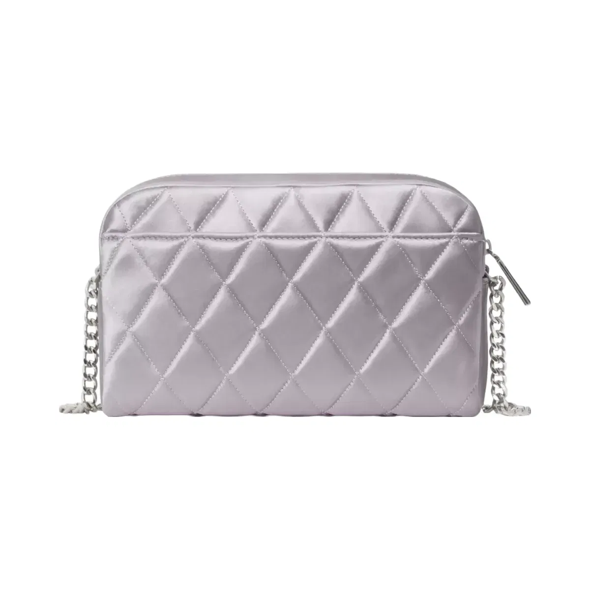 Kate Spade Carey Quilted Satin Mini Camera Bag Gravel Grey