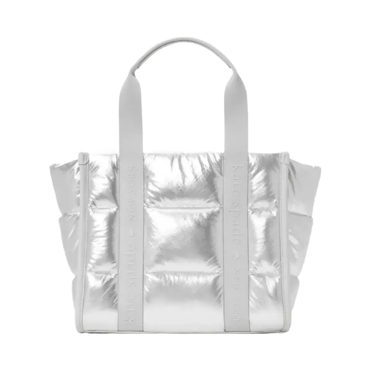 Kate Spade Kip Puffy Small Tote Silver