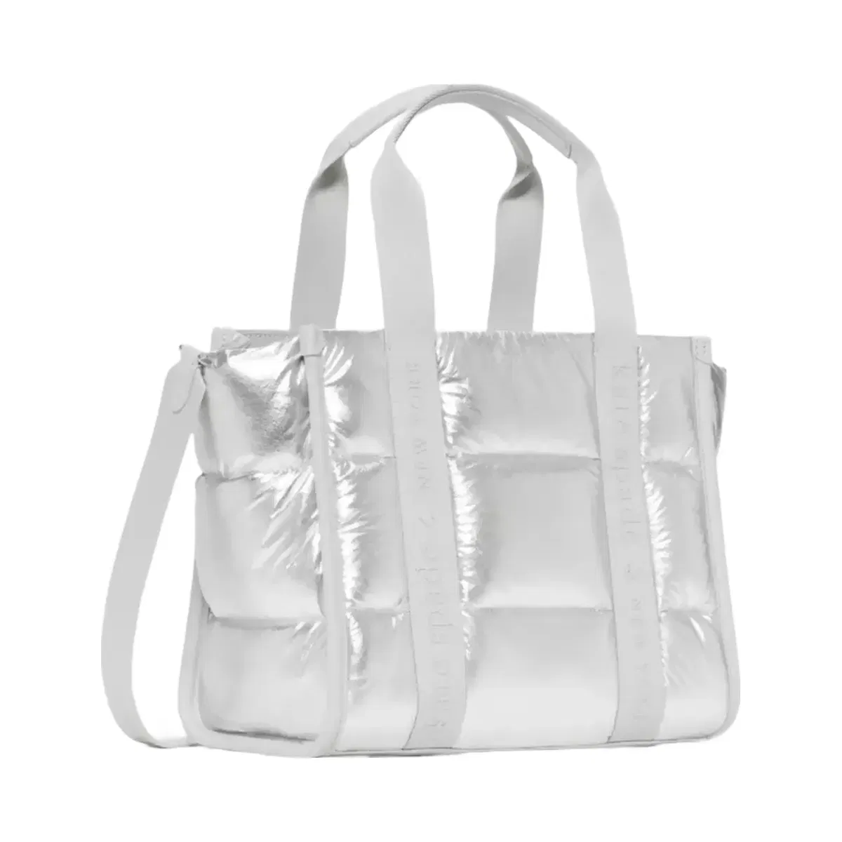 Kate Spade Kip Puffy Small Tote Silver