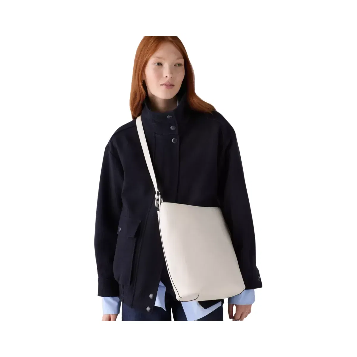 Kate Spade Halo Bucket Bag Cream