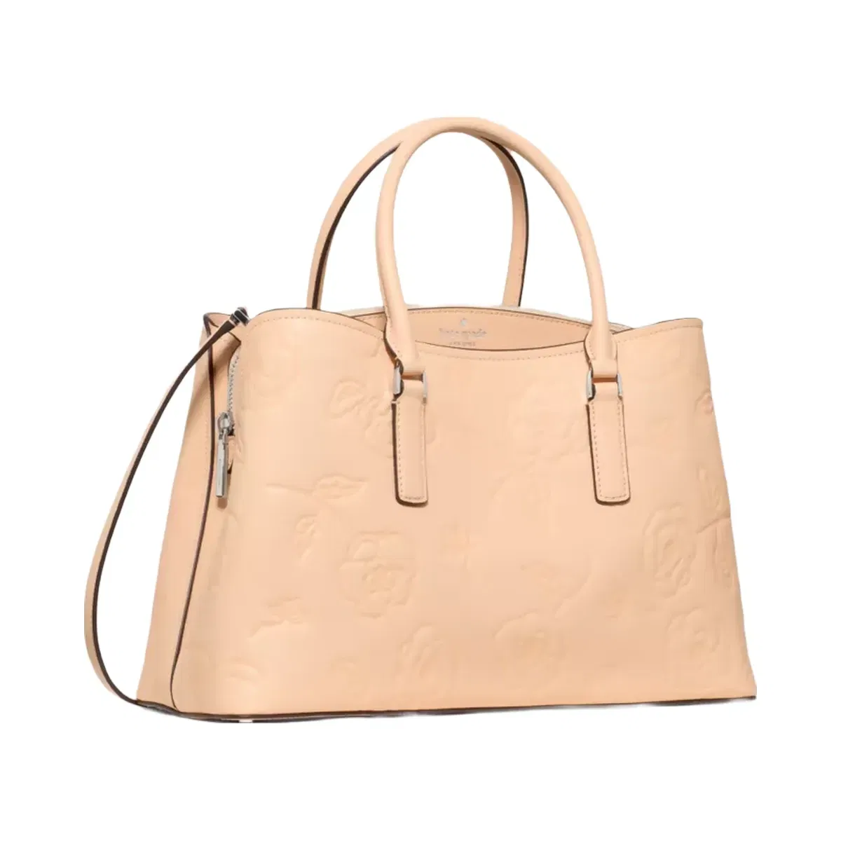 Kate Spade Thompson Street Floral Satchel Bag Crisp Peach