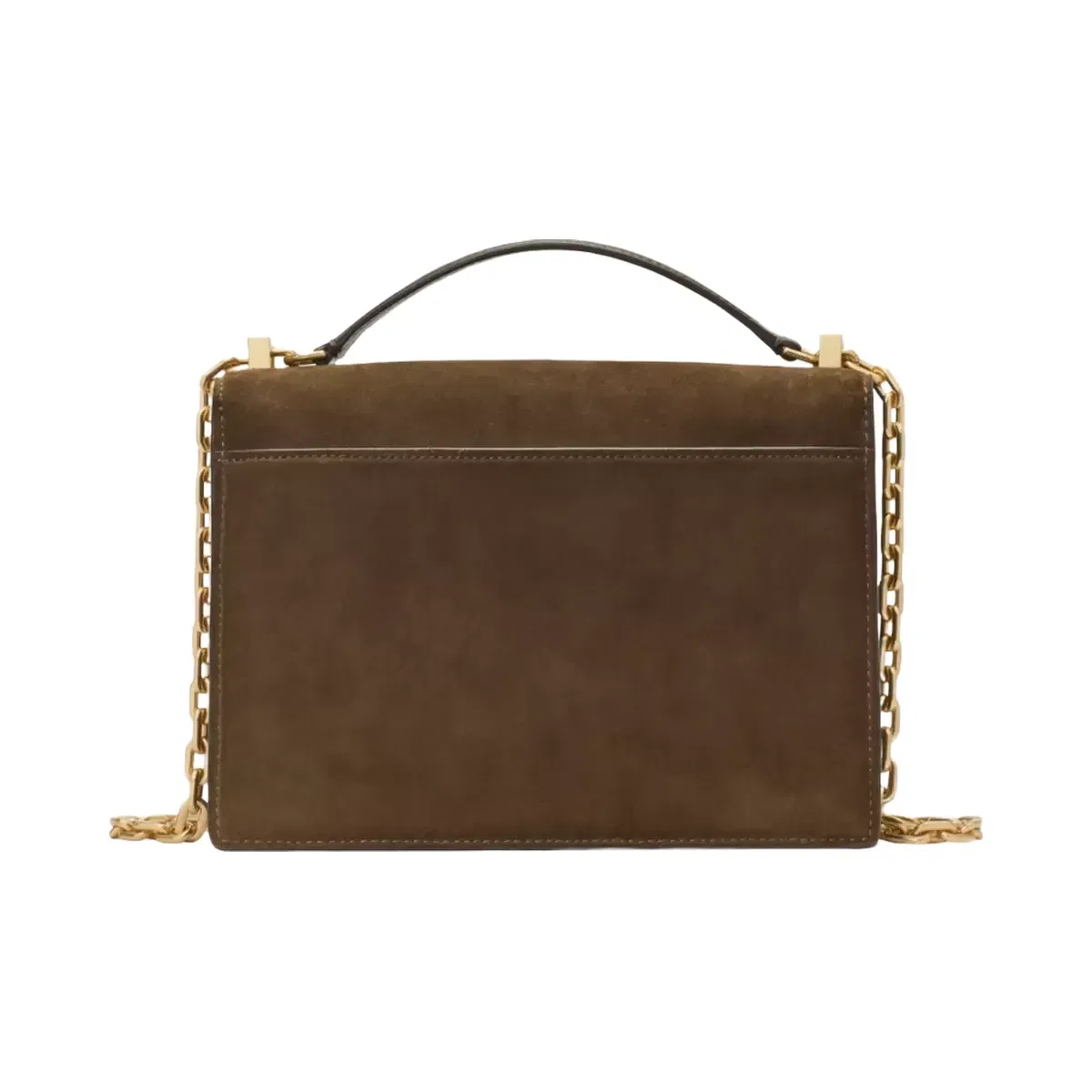 Kate Spade Deco Suede Chain Shoulder Bag Burnt Sage
