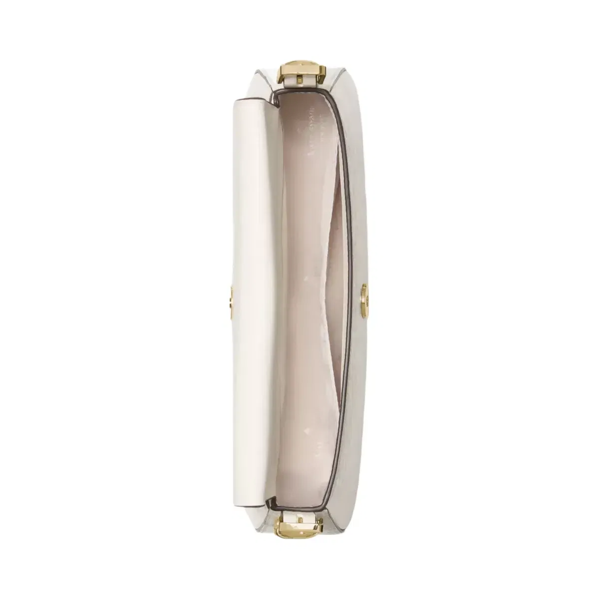 Kate Spade Bridget Shiny Leather Small Flap Shoulder Meringue
