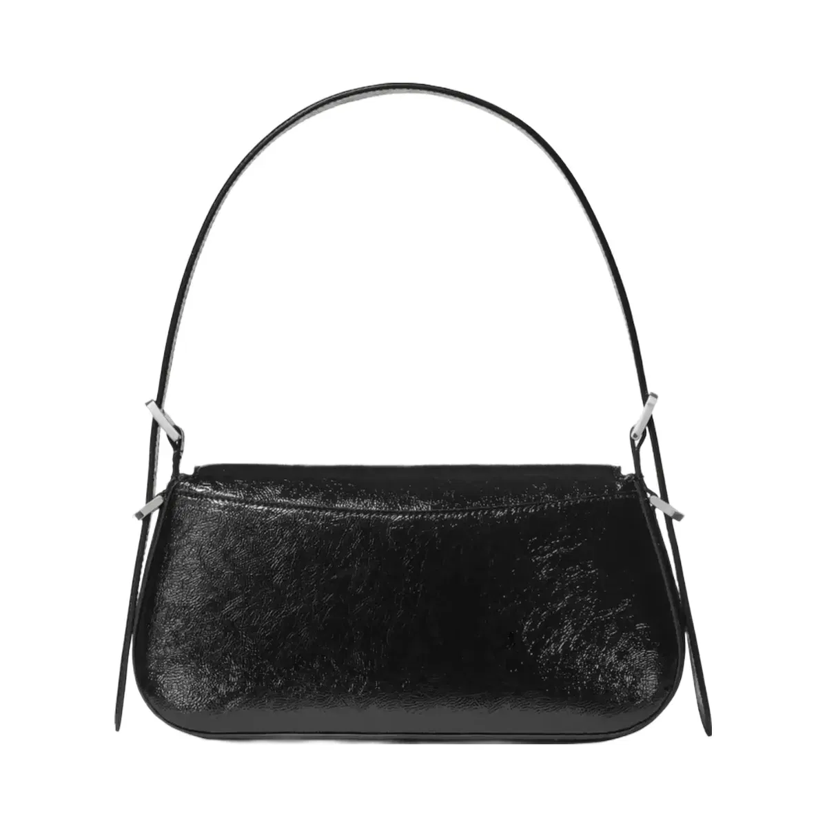 Kate Spade Bridget Shiny Leather Small Flap Shoulder Black