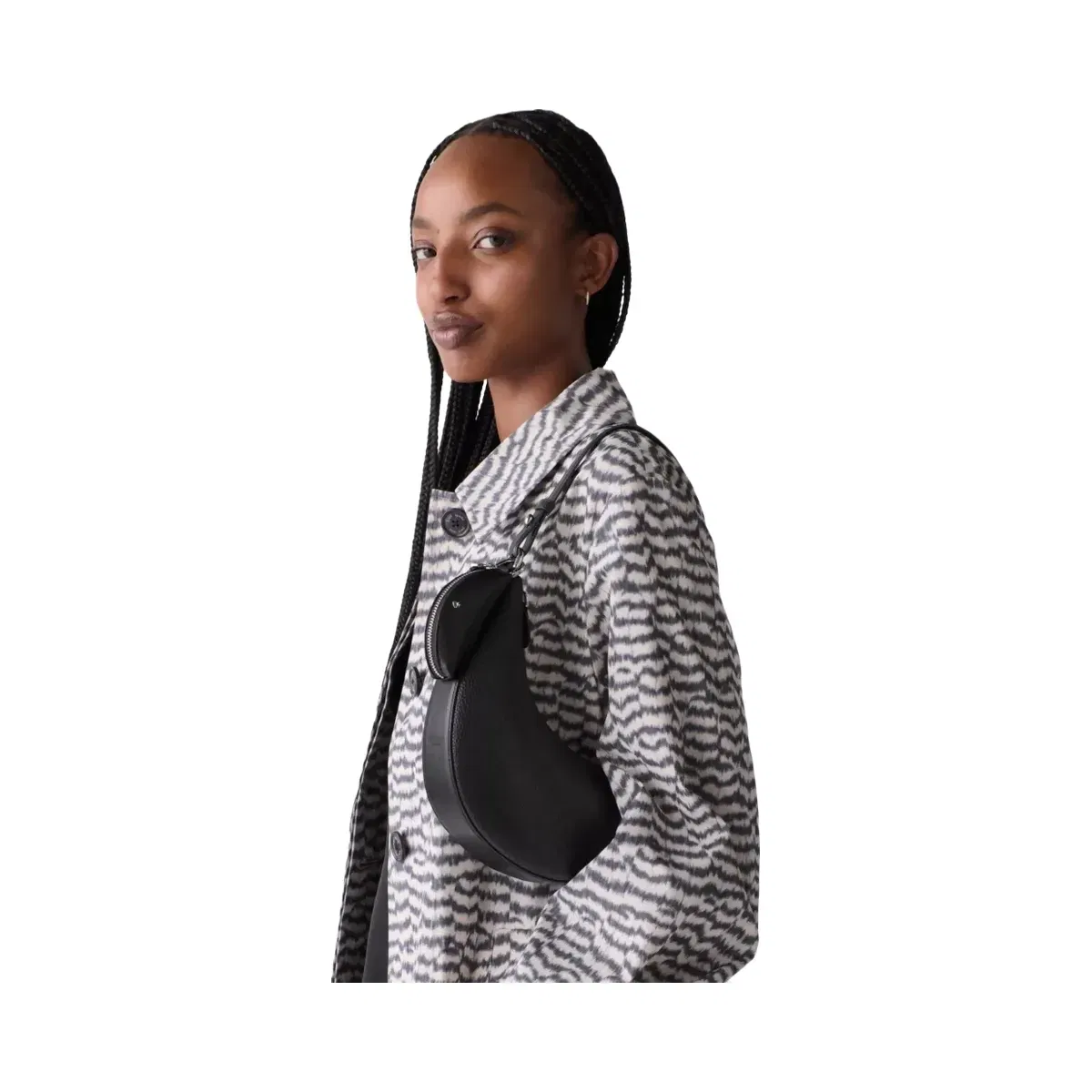 Kate Spade Duo Mini Shoulder Bag Black/Silver