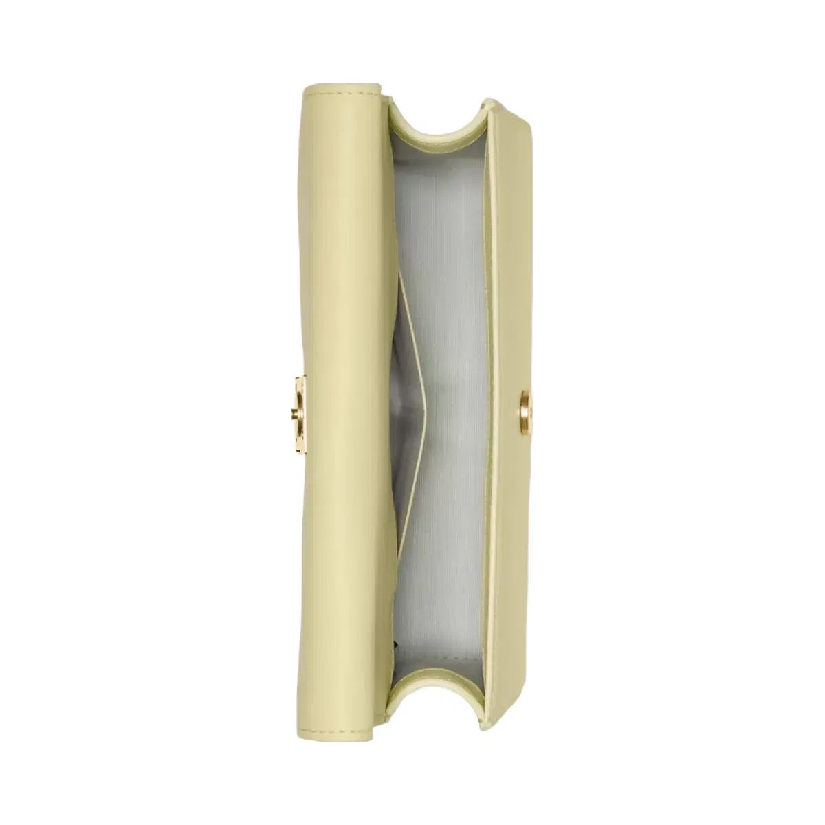 Kate Spade Deco Snake Embossed Mini Crossbody Bag Pale Citron